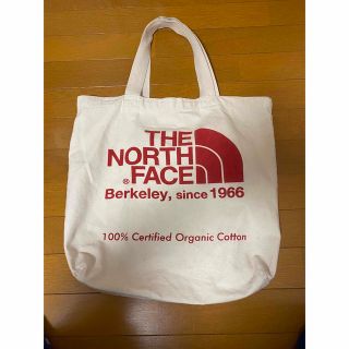 ザノースフェイス(THE NORTH FACE)のTHE NORTH FACE organic cotton トートバッグ　レッド(トートバッグ)