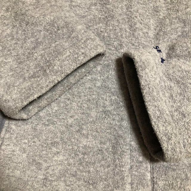 CONVERSE(コンバース)の90〜00s converse フリース パーカー グレー Mサイズ 刺繍 メンズのジャケット/アウター(ブルゾン)の商品写真