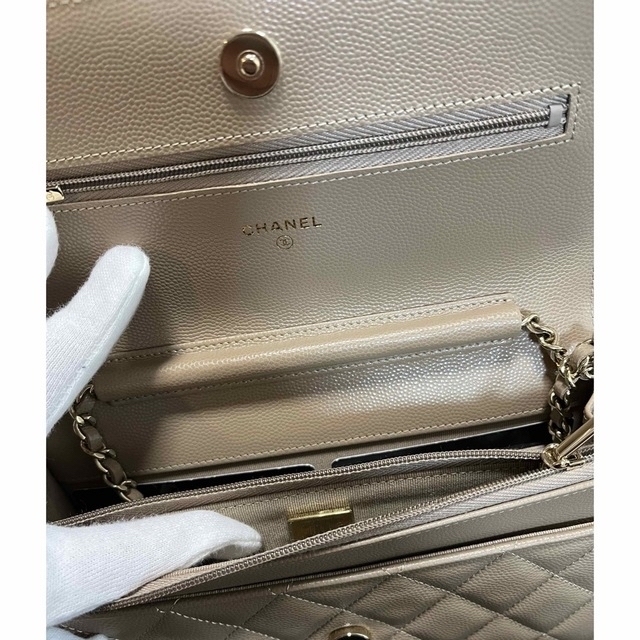 てとっても CHANEL - 新品 CHANEL シャネル チェーンウォレット WOC