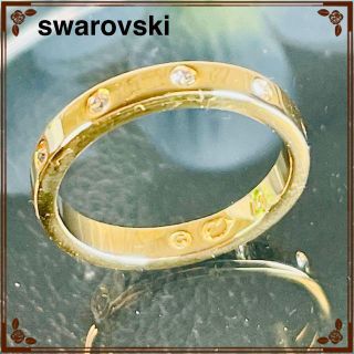 スワロフスキー(SWAROVSKI)の【美品】スワロフスキーリング(リング(指輪))