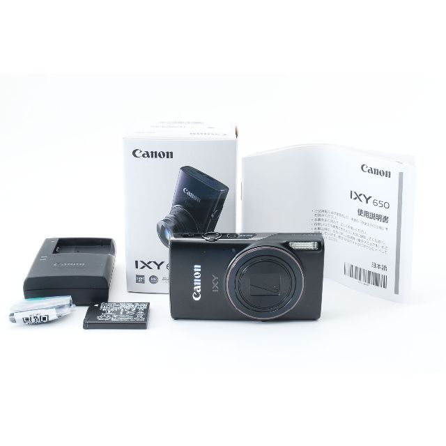 Canon IXY 650 ブラック【初期付属品完備】501053