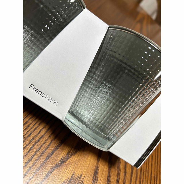 Francfranc(フランフラン)のFrancfranc ガラスコップ2個セット インテリア/住まい/日用品のキッチン/食器(グラス/カップ)の商品写真