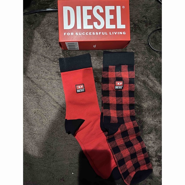 DIESEL(ディーゼル)のディーゼル 靴下 2足 メンズのレッグウェア(ソックス)の商品写真