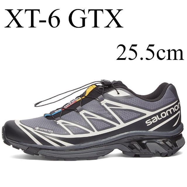 25.5cm サロモン 22AW XT-6 GTX　黒　定価29700円  新品