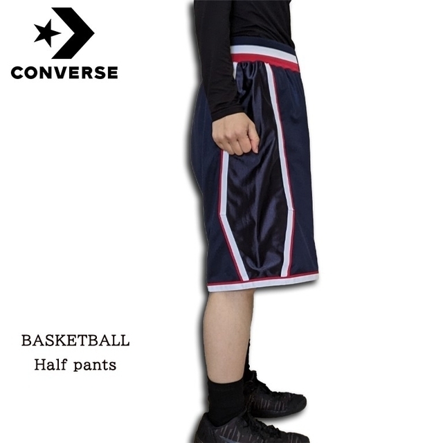 CONVERSE(コンバース)の【バスパン】CONVERSE　バスケットボールハーフパンツ スポーツ/アウトドアのスポーツ/アウトドア その他(バスケットボール)の商品写真
