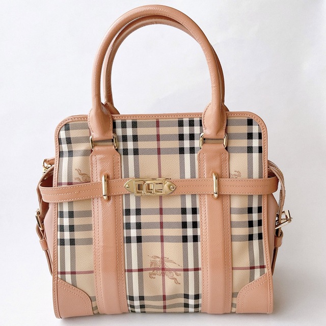 BURBERRY - 【未使用に近い】Burberry ノバチェックハンドバッグ　バーバリー