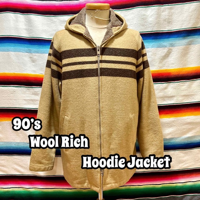 その他90’s Wool Rich フーディー ジャケット