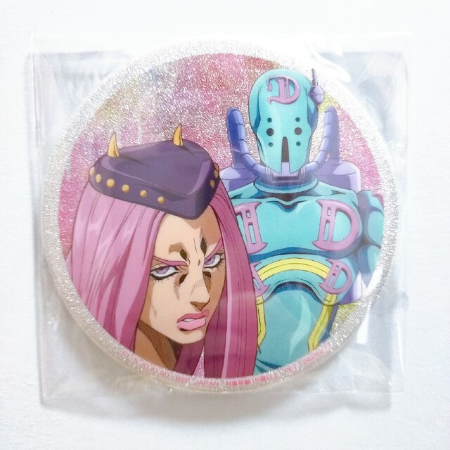 ジョジョの奇妙な冒険 アナスイ② グリッター缶バッジ エンタメ/ホビーのアニメグッズ(バッジ/ピンバッジ)の商品写真