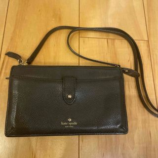 ケイトスペードニューヨーク(kate spade new york)のkate spade お財布　ポシェット　黒(財布)