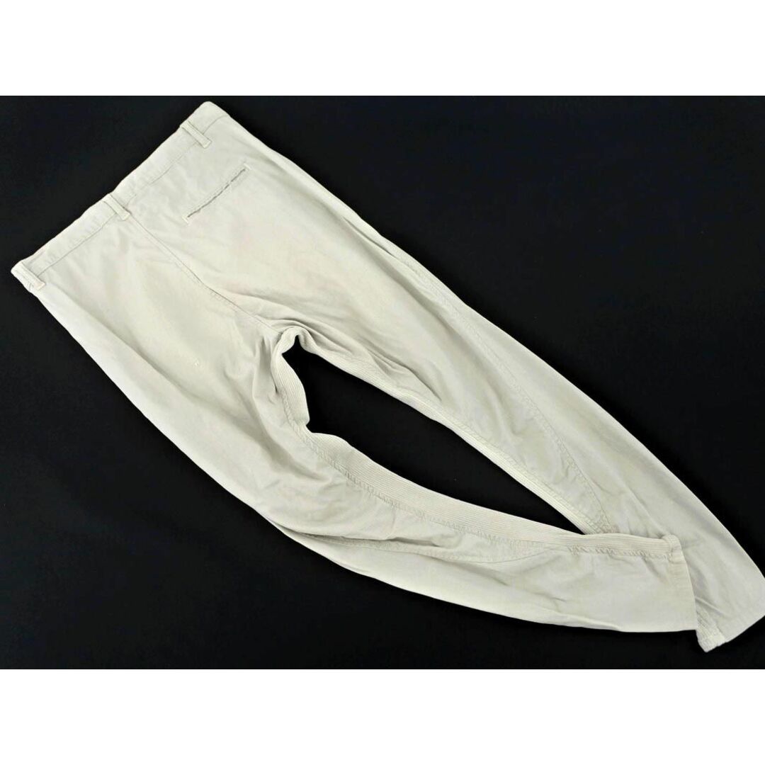 superfine スーパーファイン 切替 スキニー パンツ size25/グレー ■■ レディース 【美品・値引中】superfine レザー切替 スキニー パンツ