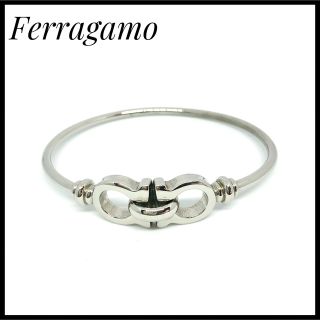 サルヴァトーレフェラガモ(Salvatore Ferragamo)の【Ferragamo】フェラガモ　バングル　ガンチーニ　シルバー　ブレスレット(ブレスレット/バングル)