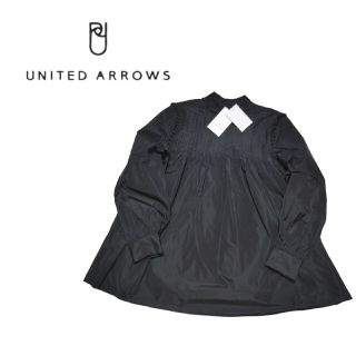 ユナイテッドアローズ(UNITED ARROWS)のUNITED ARROWS P タフタ フリル ハイネック ブラウス(シャツ/ブラウス(長袖/七分))