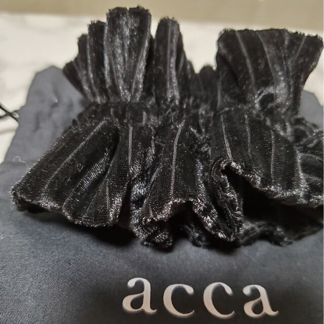 acca 限定シュシュ　ブラック　秋冬用★コンプレックスビス