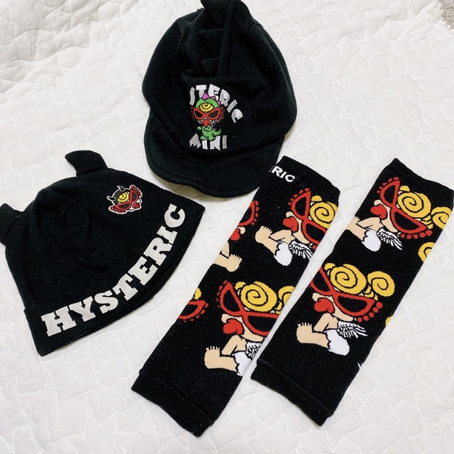 HYSTERIC MINI(ヒステリックミニ)のヒステリックミニ　帽子&レッグウォーマー キッズ/ベビー/マタニティのこども用ファッション小物(帽子)の商品写真