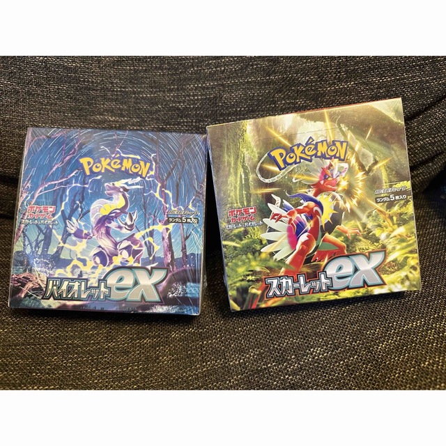 新品未開封 ポケモンカード スカーレットex バイオレットex BOX