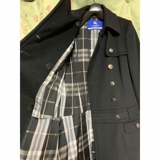 BURBERRY BLUE LABEL - バーバリーブルーレーベル 黒コートの通販 by