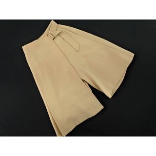 アバハウス(ABAHOUSE)のqualite カリテ アバハウス ラップ ガウチョ パンツ size34/ベージュ ◇■ レディース(その他)