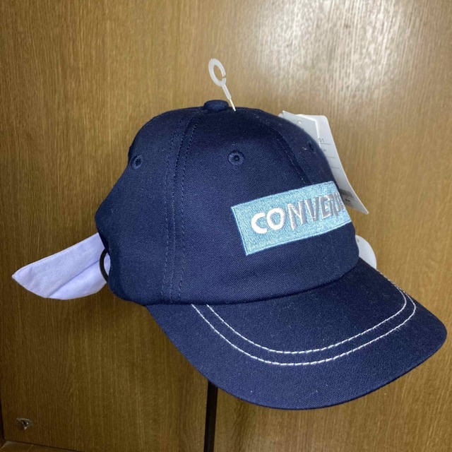 CONVERSE(コンバース)の新品レア コンバース キャップ 帽子 レディース キッズ ローキャップ  紺紫 レディースの帽子(キャップ)の商品写真