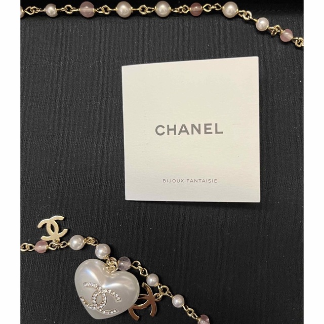 CHANEL パール ハート ベルト ネックレス - www.sorbillomenu.com