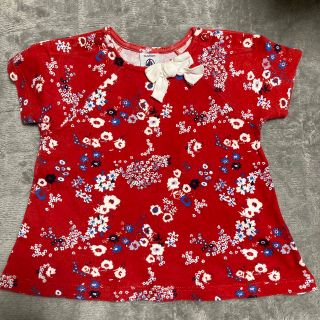 プチバトー(PETIT BATEAU)のプチバトー　86㎝　花柄Tシャツ(Ｔシャツ)