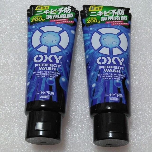 ロート製薬(ロートセイヤク)の【開封済未使用】OXY オキシー パーフェクトウォッシュ ニキビ予防洗顔料×2 コスメ/美容のスキンケア/基礎化粧品(洗顔料)の商品写真