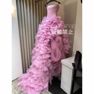 ヴェラウォン(Vera Wang)の【1stオーナー】verawang Hayley pink ヴェラウォンヘイリー(ウェディングドレス)