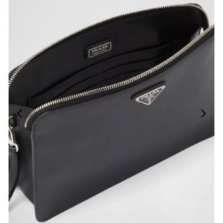 PRADA - PRADA クラッチバッグ サフィアーノレザー ブラックの通販 by