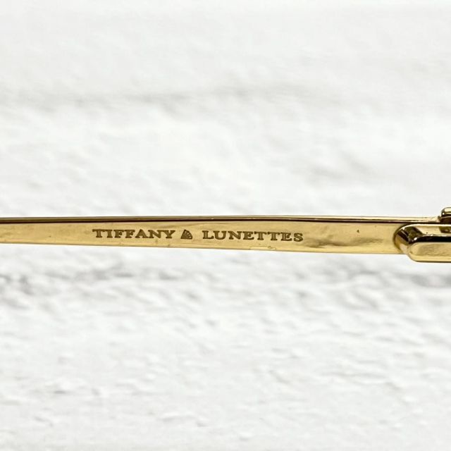 Tiffany & Co.(ティファニー)のティファニー ヴィンテージ T347 眼鏡フレーム 23K GOLDPLATED レディースのファッション小物(サングラス/メガネ)の商品写真