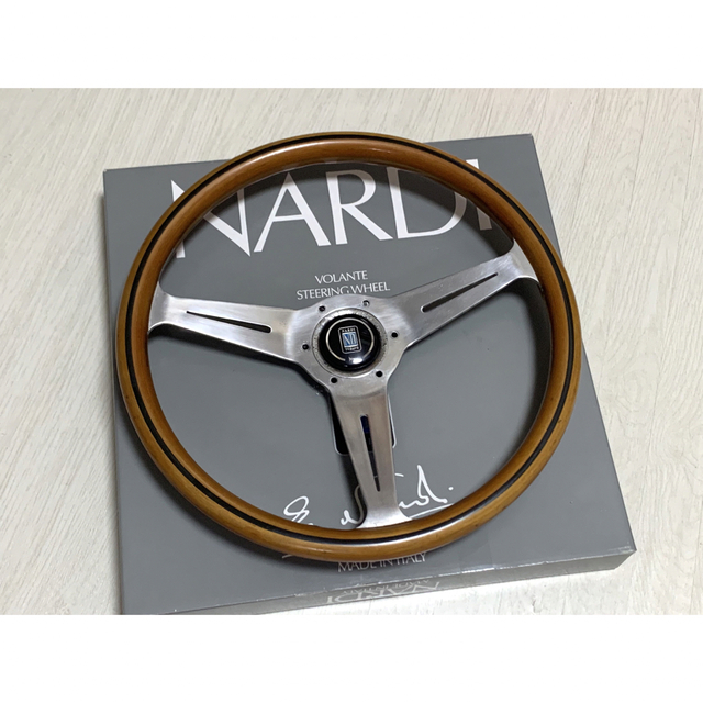 お得即納 ヤフオク! ナルディ NARDI クラシック ウッド ステアリング...