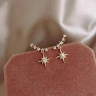 アーカー(AHKAH)の新品 gold star zirconia pierce s925 post(ピアス)