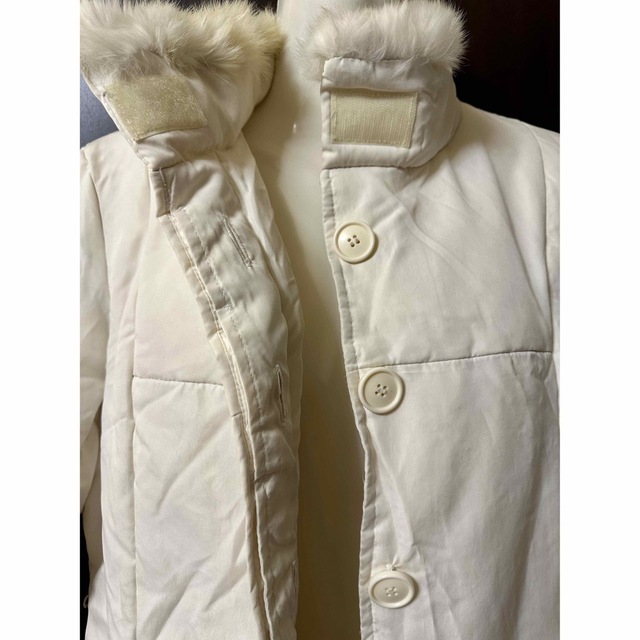 OZOC(オゾック)のホワイトダウンコート レディースのジャケット/アウター(ダウンコート)の商品写真