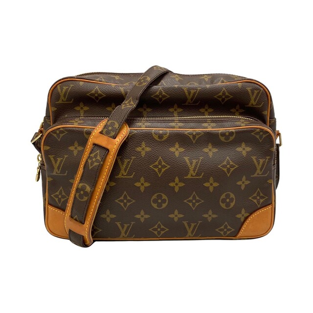 気質アップ LOUIS 79614 ブラウン ポシェット ショルダーバッグ 本革
