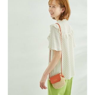 ロペピクニック(Rope' Picnic)の【ホワイト系（11）】ドット/無地フリルブラウス(シャツ/ブラウス(長袖/七分))