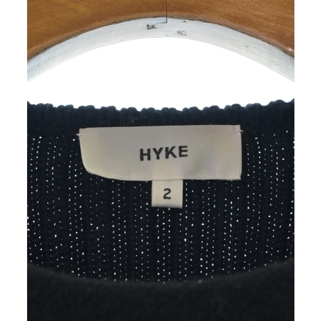 HYKE(ハイク)のHYKE ハイク ニット・セーター 2(M位) 黒 【古着】【中古】 レディースのトップス(ニット/セーター)の商品写真