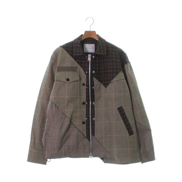 sacai - sacai サカイ カバーオール 2(M位) ベージュx茶x黒等(総柄) 【古着】【中古】