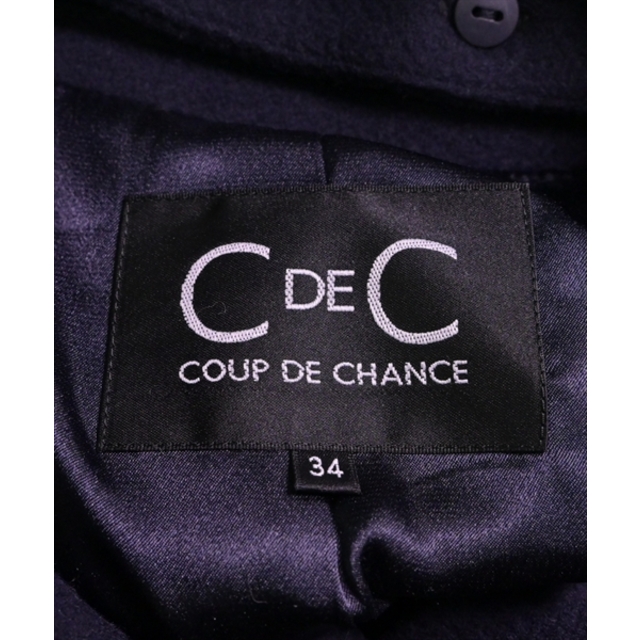 COUP DE CHANCE(クードシャンス)のCOUP DE CHANCE コート（その他） 34(XS位) 紺 【古着】【中古】 レディースのジャケット/アウター(その他)の商品写真