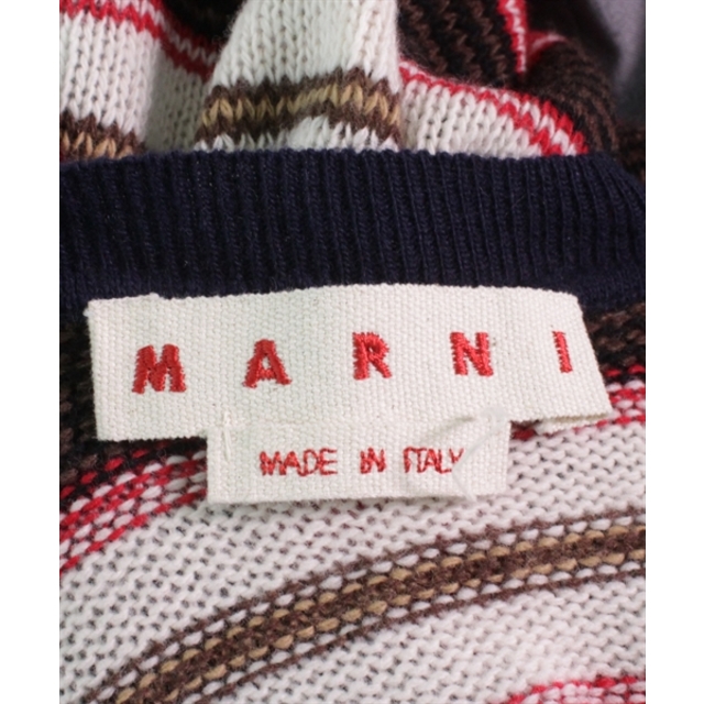 Marni(マルニ)のMARNI マルニ ワンピース 36(XS位) グレーx紺xエンジ等 【古着】【中古】 レディースのワンピース(ひざ丈ワンピース)の商品写真