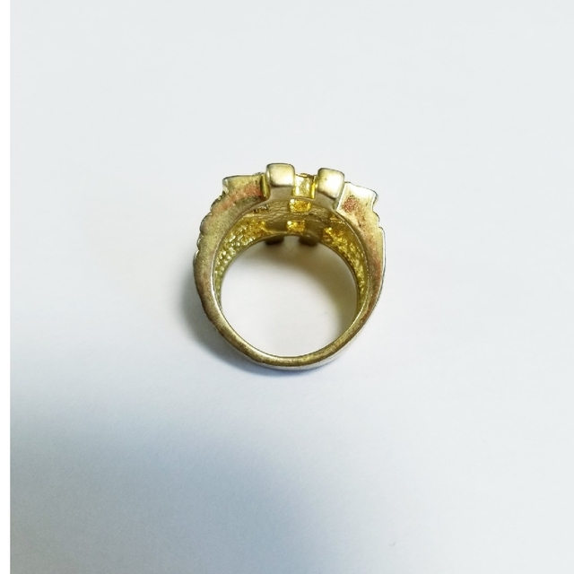 (177) $ ラインストーン gold 指輪 リング アクセサリー ジュエリー レディースのアクセサリー(リング(指輪))の商品写真