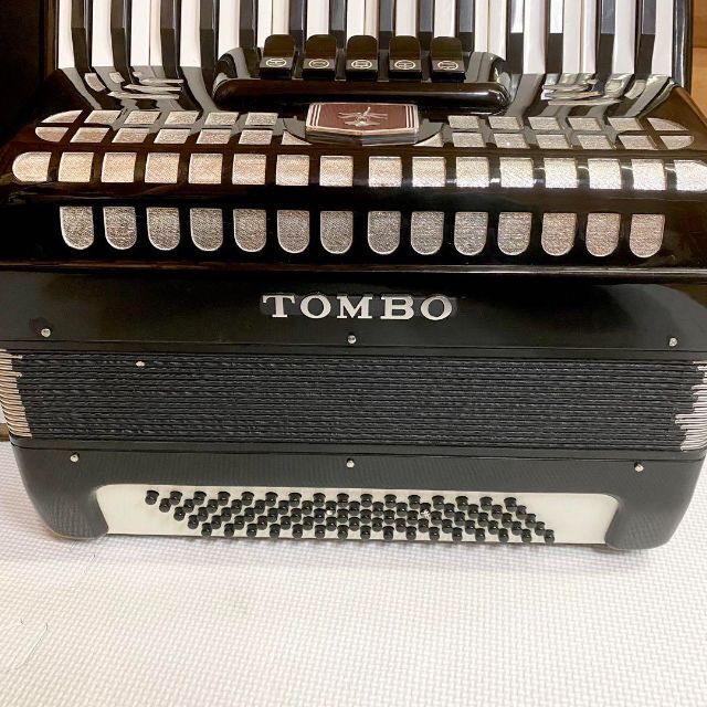 フラワーB ブルーグレイ TOMBO トンボ No.65 ソプラノ アコーディオン