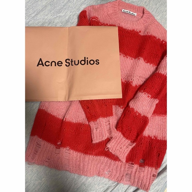 限定値下げ　acne studios ダメージボーダーニット