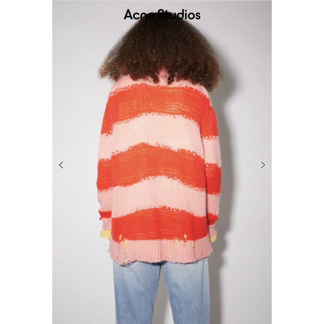 限定値下げ　acne studios ダメージボーダーニット