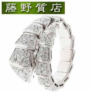 ブルガリ(BVLGARI)の （新品仕上げ済）ブルガリ BVLGARI セルペンティ ヴァイパー ダイヤリング K18 WG × ダイヤ Mサイズ フルダイヤ 345223 8494(リング(指輪))