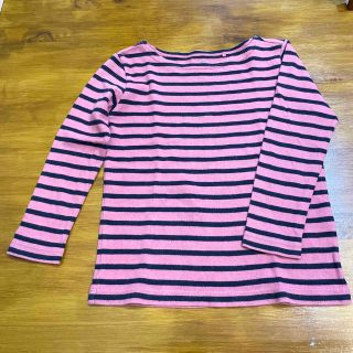 ユニクロ(UNIQLO)のUNIQLO kids ボーダー　ロングTシャツ(Tシャツ/カットソー)