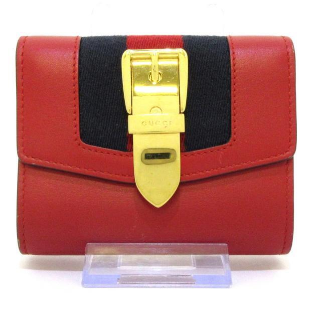 独特な Gucci - グッチ 3つ折り財布 シルヴィ 476081 財布