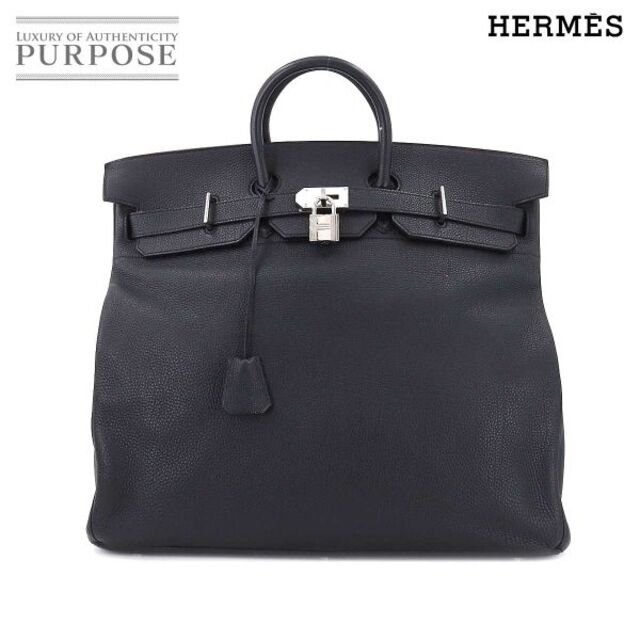 Hermes(エルメス)の未使用 展示品 エルメス HERMES オータクロア 50 ハンド バッグ トゴ ブラック □Q刻印 シルバー 金具 VLP 90180879 レディースのバッグ(ハンドバッグ)の商品写真