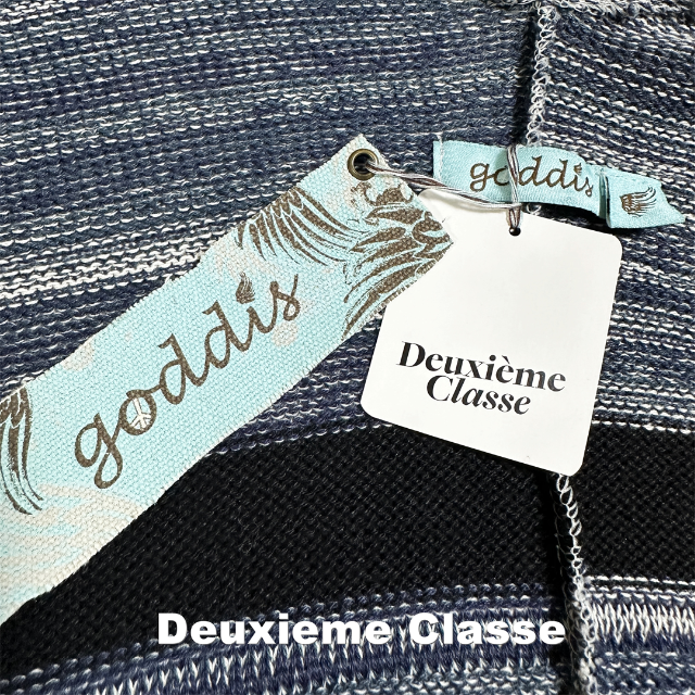 DEUXIEME CLASSE(ドゥーズィエムクラス)の【Deuxieme Classe】GODDIS別注 フリンジ ロングジレ 未使用 レディースのトップス(ベスト/ジレ)の商品写真