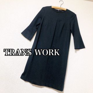 【新品タグ付】TRANS WORK トランスワーク ワンピース Sサイズ 黒