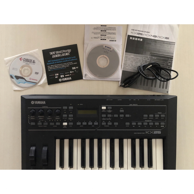 ヤマハ(ヤマハ)のYAMAHA KX25 USB MIDI キーボード　動作品！ 楽器のDTM/DAW(MIDIコントローラー)の商品写真