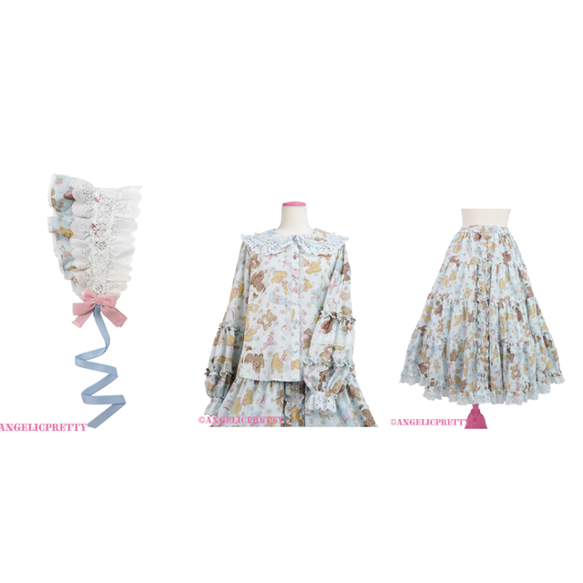 Angelic Pretty - AngelicPretty VintageToys BN BL SK サックスの通販 Angelic Pretty - AngelicPretty VintageToys BN BL SK サックスの通販