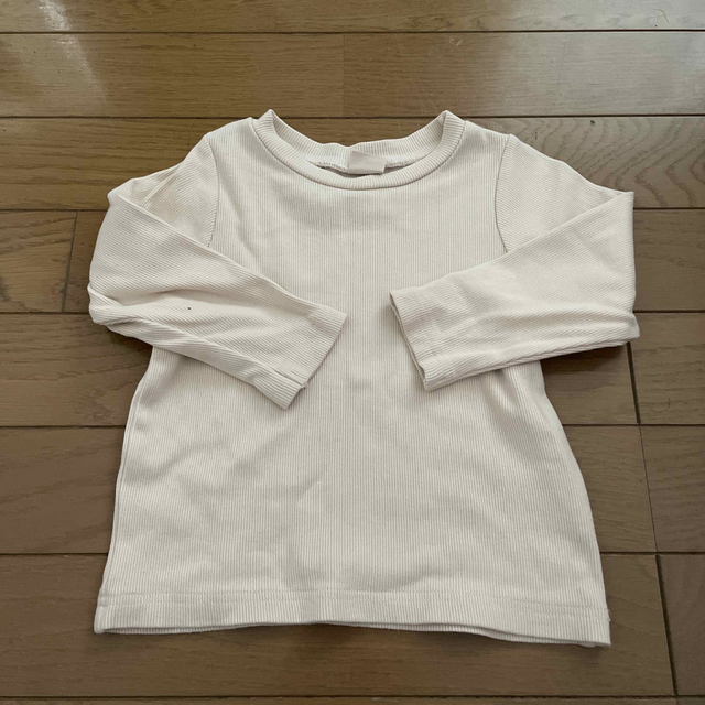 petit main(プティマイン)のプティマイン100 リブロンＴ キッズ/ベビー/マタニティのキッズ服女の子用(90cm~)(Tシャツ/カットソー)の商品写真